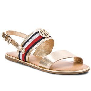 Tommy Hilfiger dámské zlaté sandály